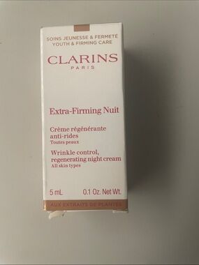 Clarins Extra-Firming Nuit Night Cream - NIB .1 oz